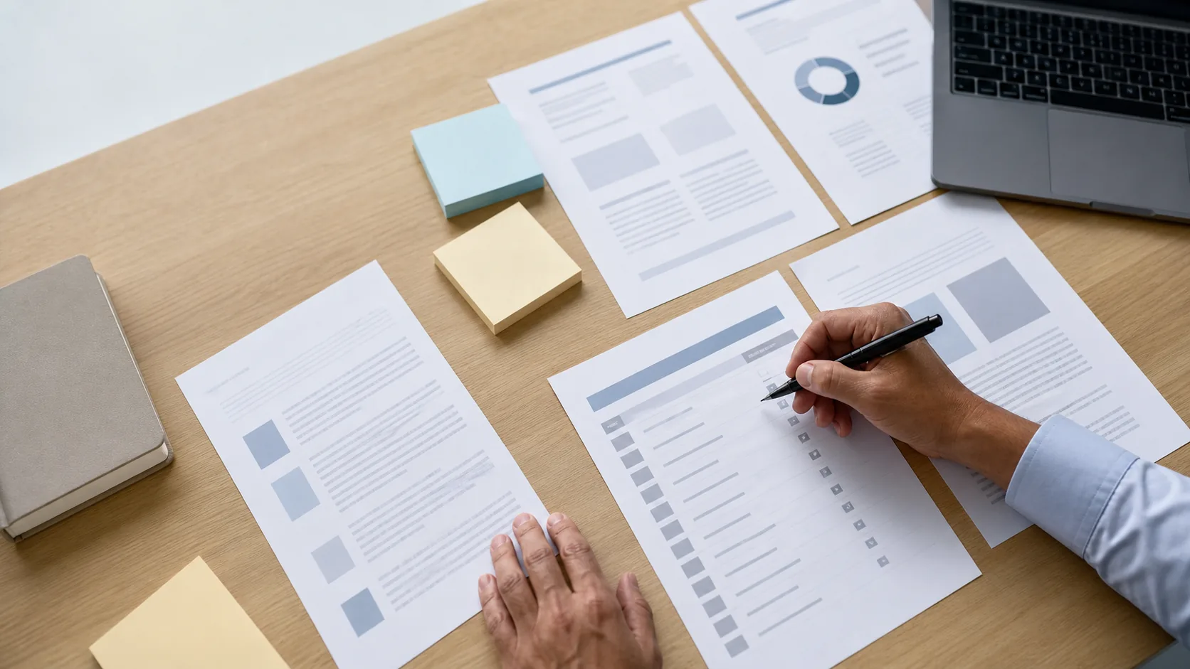 Compliance quality analysis report interface