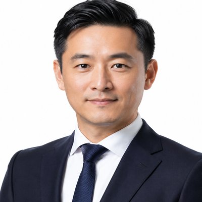 KYC verified user - Asian male professional