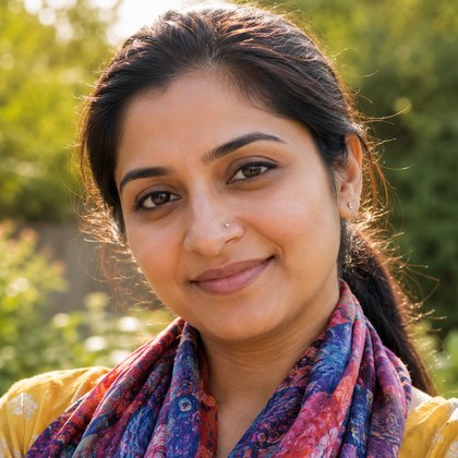 KYC verified user - South Asian female professional
